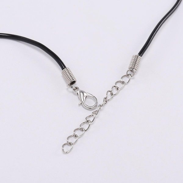 

10pcs / серия 1.8mm matt натуральной кожи ручного регулируемый плетеный канат ожерелье подвесок шармы омар застежка строка шнур bbyucq