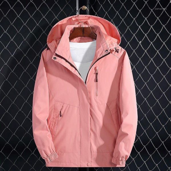 

2020 brand jacket spring autumn women long jacket female casual pink coat bomber basic outwear loose wind coats clothes1, Black;brown
