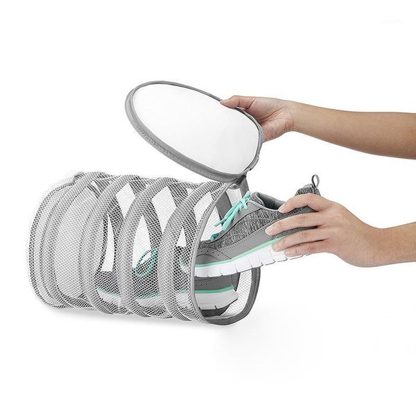 

closure shoe wash bag washing net polyester drying laundry protective durable1