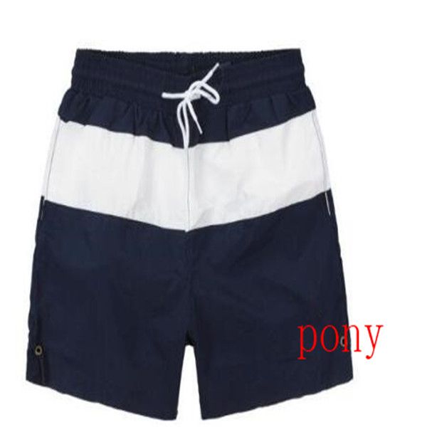 

summer pony embroidered beach pants shorts designer board short quick drying swimwear board beach pants men mens swim shorts, White;black