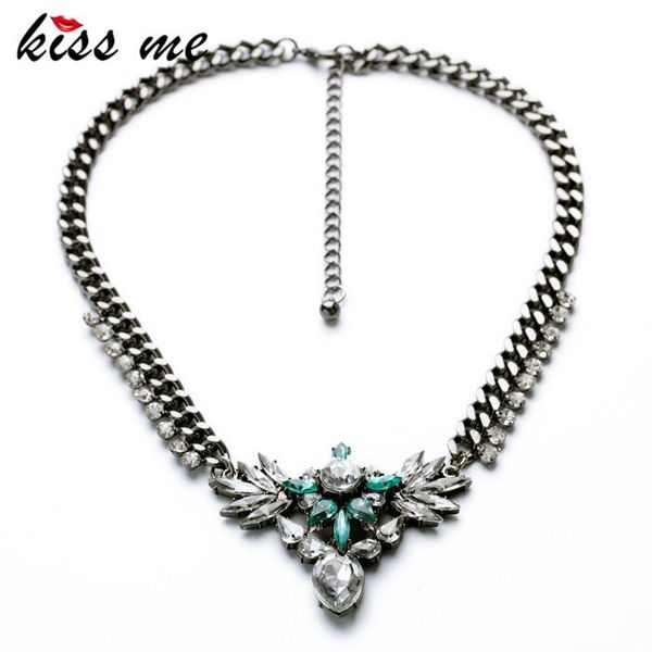 

pendant necklaces styles kiss me statement fashion women jewelry shiny necklace, Silver