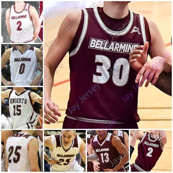 

2020 custom bellarmine knights basketball jersey ncaa college dylan penn ethan claycomb pedro bradshaw alec pfriem nick thelen juston betz, Black;red