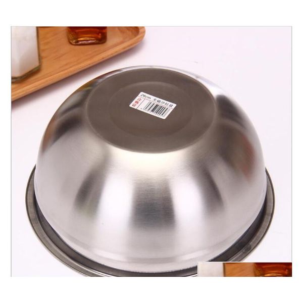 

stainless steel mixing bowls steel food container salad bowl 18-30cm size dinnerware si sqcdrm new_dhbest