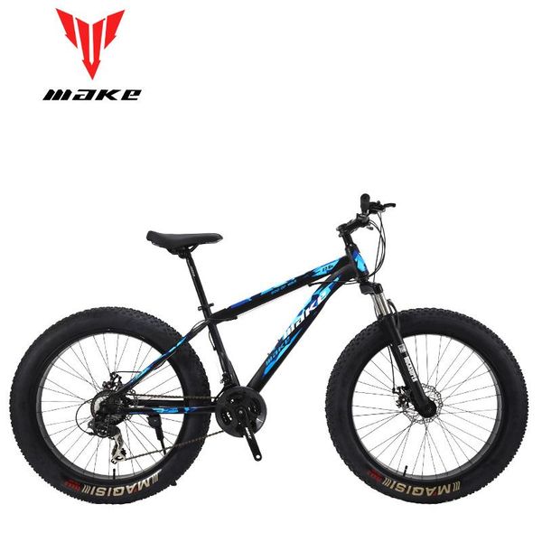 

make steel frame, fatbike 26 wheel, 24 speed