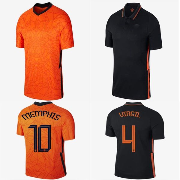 

the latest 20 21 dutch football jerseys dutch football shirt set 2020 2021 camisa de futebol mailot de foot children's retro football s, Black;yellow