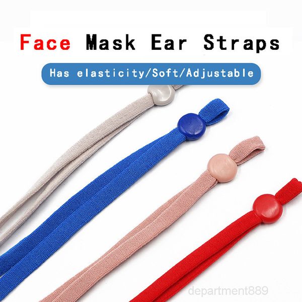 

adjustable diy ears string for mask elastic strap earloop handmade headwear sewing handmaid mouth cover rope stretchy band braid owe2847