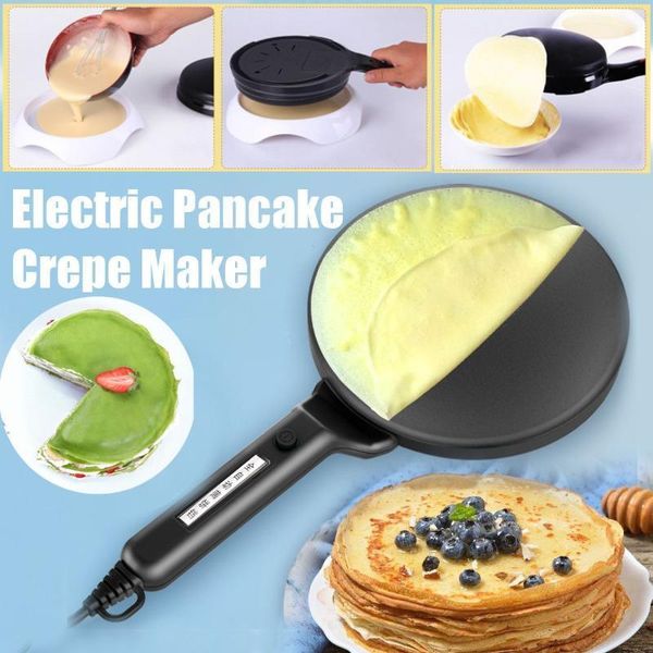 

4 type 220v electric crepe maker pizza pancake machine non-stick griddle baking pan cake machine kitchen cooking tools crepe1