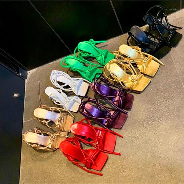 

thin strap square toe fashion lady high heels black white gold stiletto heel summer party sandals1