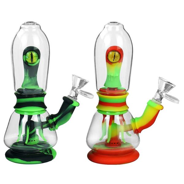 Tubos de água de vidro tubos de silicone tubos de cachorro jóias de abóbora bubbler bubbler bodbler bongs