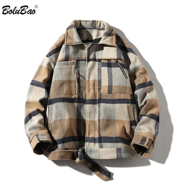 

bolubao fashion men jacket trendy winter warm fleece coats mens outwear fashion jackets male casual clothes, Black