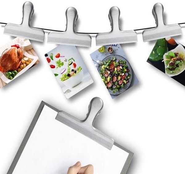 

sell stainless steel snack sealing clips food clips seal the coffee beans seal food storage bags food save wmtrcv xhlight