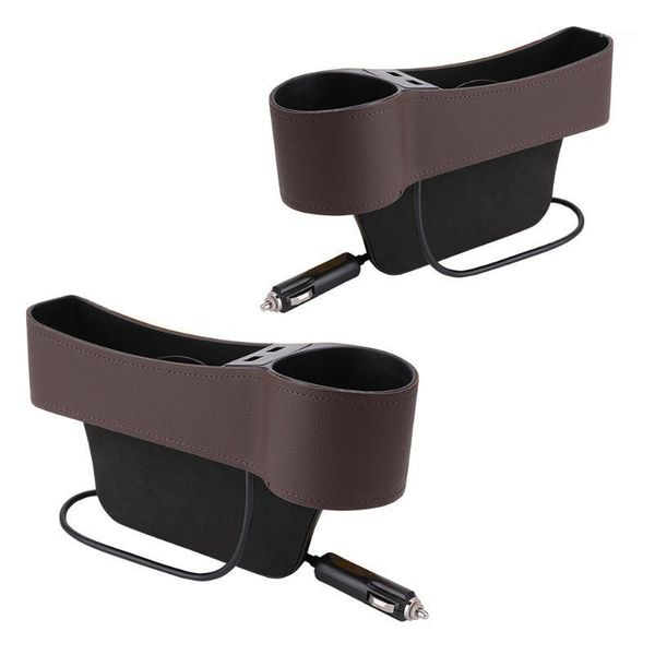 

storage box easy install captain copilot car seat aperture organizer with 2 usb charging impact resistance multifunctional1