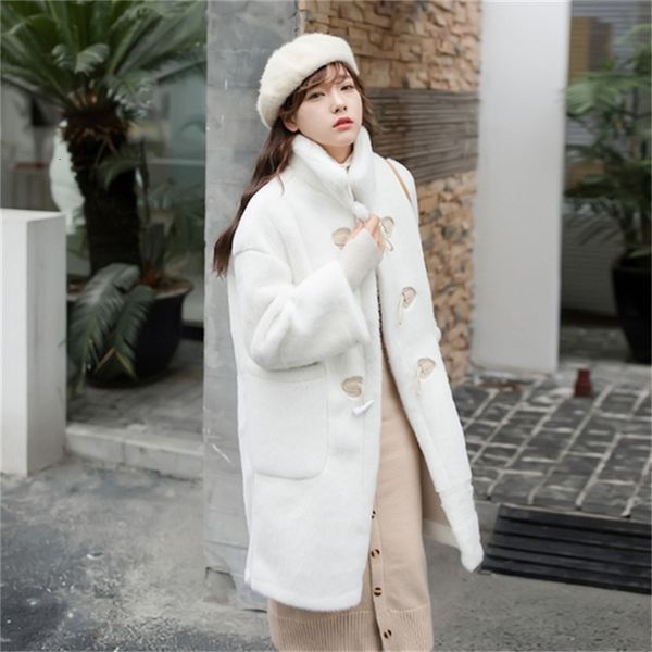 

elegant winter soft female parka cotton outerwear coat epse, Black