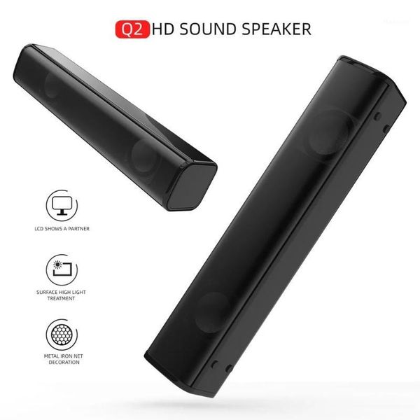 

home deskcomputer usb powered home tv speaker 3.5mm audio jack long strip notebook subwoofer audio subwoofer1