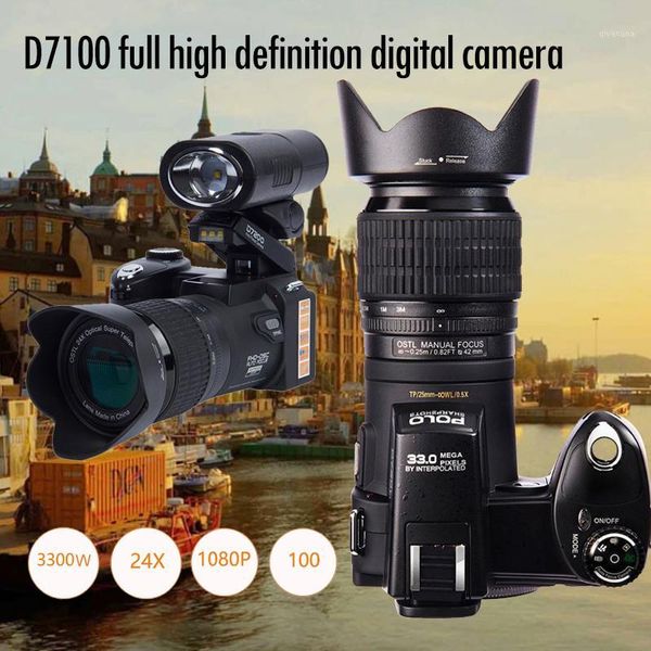 

camcorders (xb) (bao da) interpolation 33 million pixels 24 times telepo lens automatic focus d7100 high-definition digital camera1