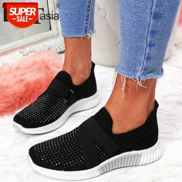 

doratasia female solid round toe rhinestone slip on flats 2020 classic buckle flats women platform chunky daily shoes woman #vl5d