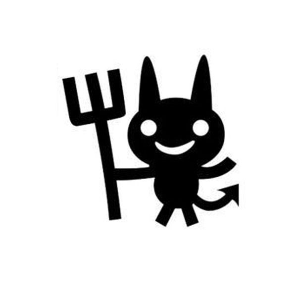 

10.7*10.4 small animals horror halloween reflective car sticker silhouette vinyl c16-2305