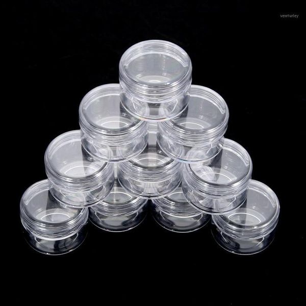 

packing bottles 10pcs/lot storage bottle for nail art rhinestone plastic empty box case pot jewelry container equipment box1