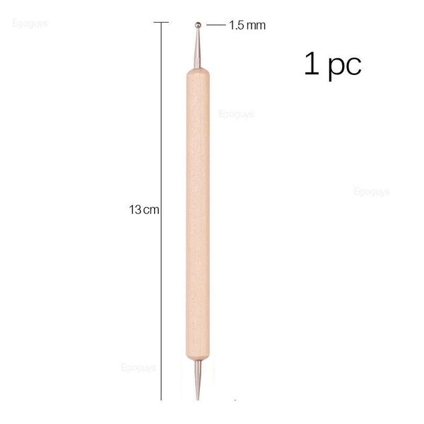 

1pc double-end wood dotting pen rhinestones gem picker crystal picking nail art painting embossing dotter manicure acc qylwjv