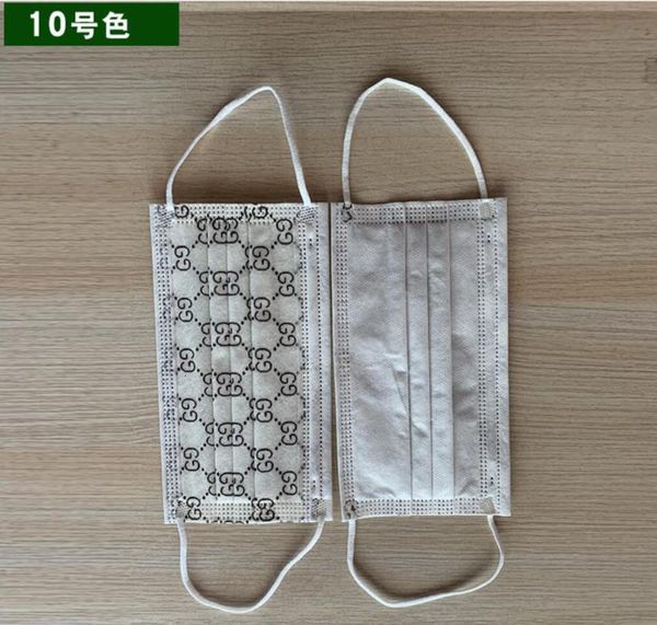 

mask 16pcs/bag brand designer anti-dust face cotton mouth multicolor protective masks disposable facemask man wom