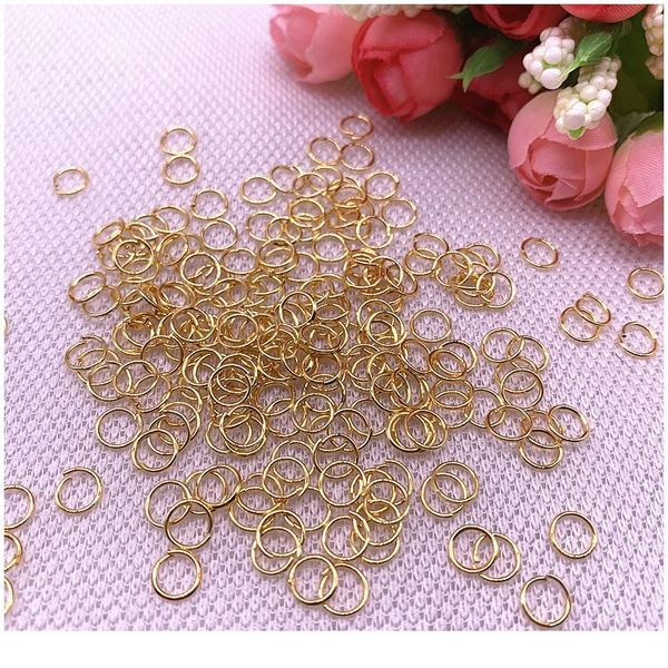 

4/6/8mm jump ring single loop open jump rings split rings for jewelry necklace bracelet chain connector findings c qylyue