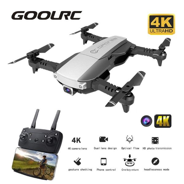 

goolrc h3 wifi fpv rc drone 4k camera real-time image transmission optical flow foldable rc quadcopter helicopter dron toys kid
