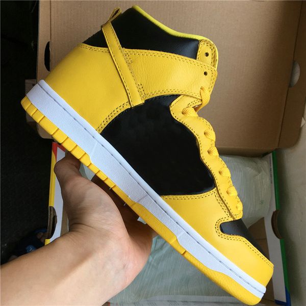 

dunk high sp скейтбординг дизайнерские обувь черный varsity кукурузы мужчины женские обувь sb спортивные кроссовки