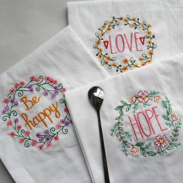 

pure cotton super absorbent restaurant fashion printed table napkin wedding party table cloth cotton dinner design decoration1