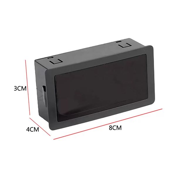 Integrierte Schaltkreise Drehzahlmesser Drehzahl 5–9999 U/min Digitale LED-Tachoanzeige Meter Hall Näherungsschalter Sensor Magnet Rot