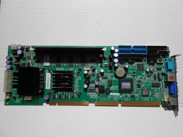 FSC-1712CLNA VER: A3 industrial motherboard testado de trabalho