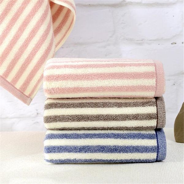 

fashion classic stripe microfiber bath absorbent towel face towels outdoor portable men women sport towel
