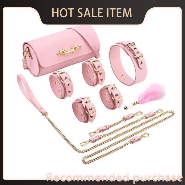 

supplies leather footcuffjouets real sm hand new bag training drum adults toys suit leather sexuelstoys for twejk binding hklit