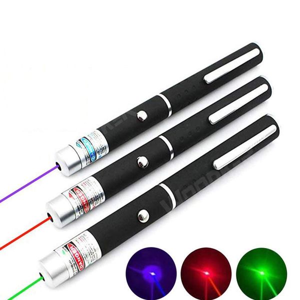 

green red purple laser pointer 5mw high power lasers light dot pen powerful lazer meter 530nm 405nm 650nm l jllerr