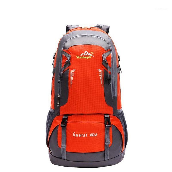

60l outdoor mountaineering travel backpack waterproof durable outdoor climbing backpack hiking athletic sport travel rucksack1