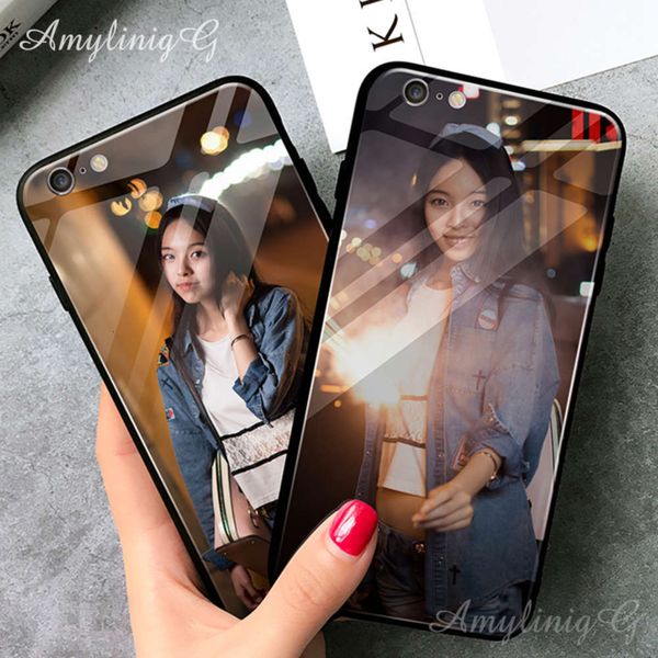 

bgrftempered glass mobile phone case customized vip 6 6s x xs max xr / 8 plus diy 7plus 11 profsional dign psswza