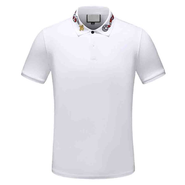 

22ss sommer designer polo hemden herren womens luxus tshirts stickerei london england brief baumwolle t-shirt casual t-shirt t-shirtm-xxxl, White;black