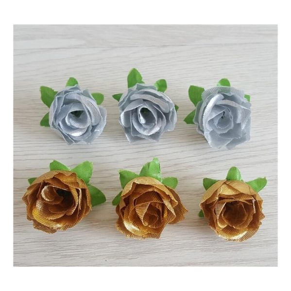 

wedding decorations flower 18 colors artificial silk rose flower head home party handwork diy bud decor simulation flow jllegm bdebag