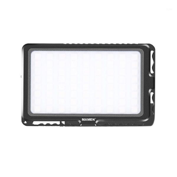 

flashes mamen rgb dimmable fill light 72 led portable video with display screen for camera po studio pography 4000mah1