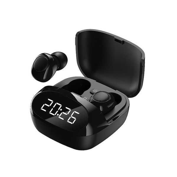 

xg29 tws wireless blue tooth 5.0 earphone led clock display stereo auto pairing sport headsets denoise hd calls earbuds #29