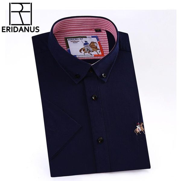

2020 new men's shirt short-sleeve brand arrival business fashion designer slim man dress cotton big size 4xl m6421, White;black