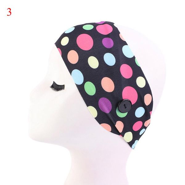 

vintage headband with buttons women floral printing elastic hair bands yoga hairband sport stretch mask holder hair accessories q bbyupi