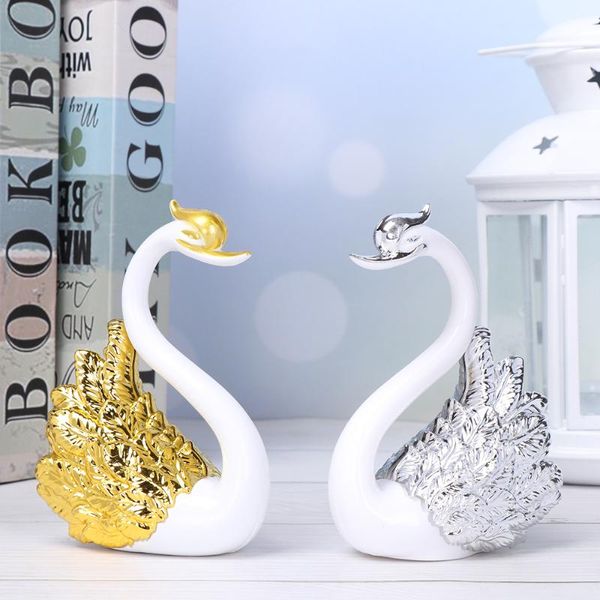 

other festive & party supplies gold silver feather swan crown ornate happy birthday cake decor er anniversary decoration cute gift
