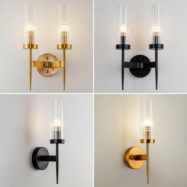 

vintage crystal lampes suspendues crystal wall sconce lighting blue wall light bedside bedroom espelho lamp