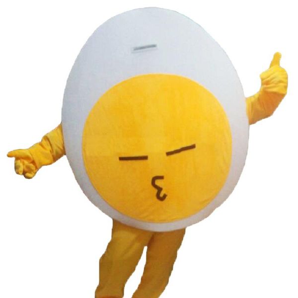 

2019 factory new egg mascot costumes cartoon character sz, Red;yellow