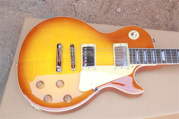 

electric guitar, tiger maple standard electric guitara guitars