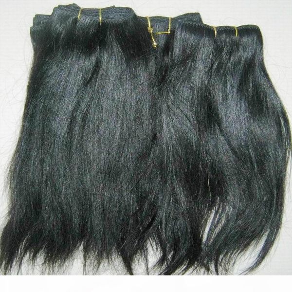 

good sister love weave processed indian straight wavy natural hairs 8pcs lot wholesale lowest surprise price, Black