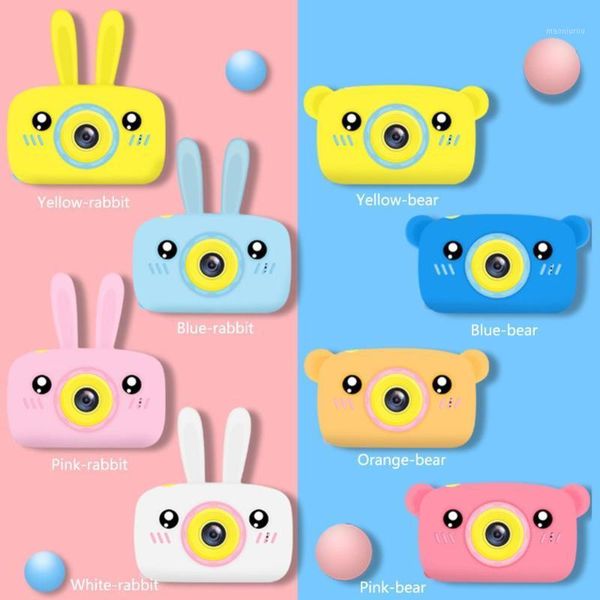 

2'' children cute cartoon digital video kids camera full hd 1080p 12mp portable lcd screen display for chirdren learning study1