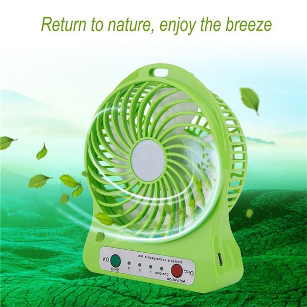 

22222 mini air43 cooler battery operated led cooling fan usb deskcharging cooler 3 speed dimming modes led lighting function fans