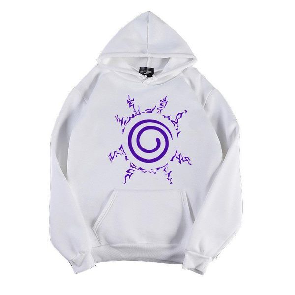 

hoodies naruto harajuku japanese anime uzumaki clan sealing ninjutsu printed hoodie streetwear fashion casual sweatshirt, Black