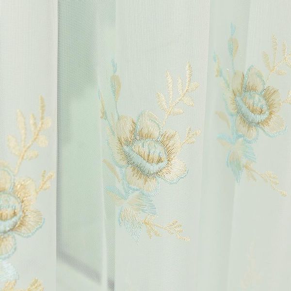 

curtain & drapes european and american style embroidered curtains for living rooms, bed rooms screens tulle